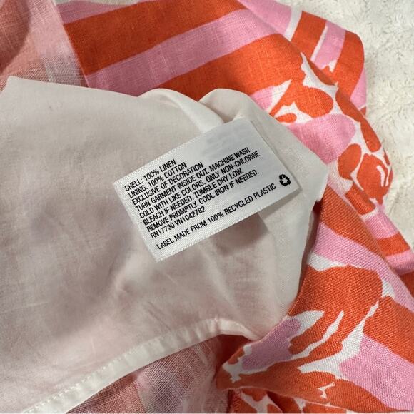 Lilly Pulitzer Size 4 Orange Pink Giraffe Print Mini Dress Summer Chic Coastal - Picture 11 of 16